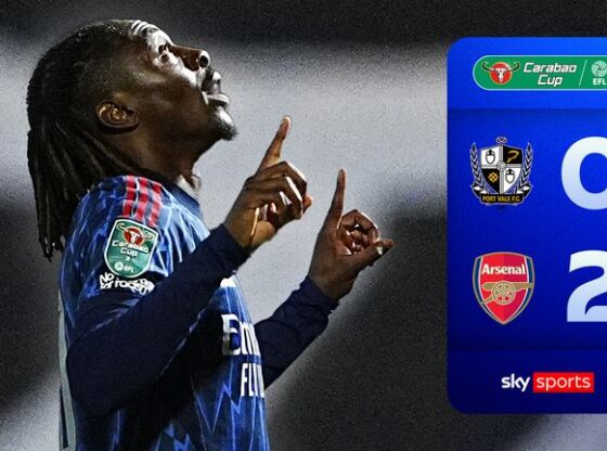 Port Vale 0-2 Arsenal