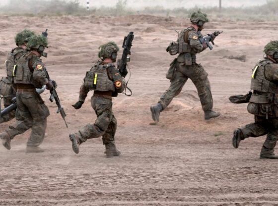 German soldiers participating in military exercise Grand Quadriga.